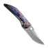 We Knife Attor, Flamed/Gold Ti, Polished BB WE23037-2