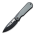 Πτυσσόμενο μαχαίρι We Knife Baloo Black Titanium, gray G10 21033-1