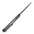 We Knife Baloo Grey Titanium 折叠刀, Twill Crabon 21033-2