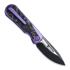 We Knife Baloo Purple Titanium sulankstomas peilis, Shredded Crabon 21033-3
