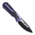 We Knife Baloo Purple Titanium 折叠刀, Shredded Crabon 21033-3