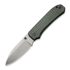 We Knife Big Banter Green Canvas Micarta 折叠刀 WE21045-2