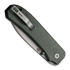 Складной нож We Knife Big Banter Green Canvas Micarta WE21045-2