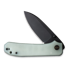 We Knife Big Banter, Natural G-10, Black Stonewash WE21045-3