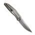We Knife Cybernetic, Polished Gray Titanium, Polished WE22033-6