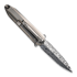 We Knife Diatomic Damasteel, Polished Bead Blasted Titanium WE22032-DS1