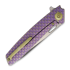 We Knife Dragon Scale Framelock Purple k&auml;&auml;nt&ouml;veitsi 604G