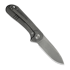 Coltello pieghevole We Knife Elementum, Gray Titanium, Stonewash WE18062XA-2