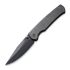 We Knife Evoke Tiger Stripe Titanium Taschenmesser, black stonewash WE21046-4