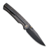 We Knife Evoke Tiger Stripe Titanium Taschenmesser, black stonewash WE21046-4