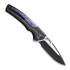 We Knife Exciton, Black Titanium, Flamed, Black Stonewash WE22038A-4