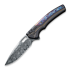 We Knife Exciton, Black Titanium, Flamed, Damasteel WE22038A-DS1