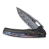 We Knife Exciton, Black Titanium, Flamed, Damasteel WE22038A-DS1