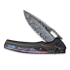 We Knife Exciton, Black Titanium, Flamed, Damasteel WE22038A-DS1