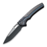 We Knife Exciton, Black Titanium, Twill CF, Black Stonewash WE22038A-2