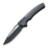 We Knife Exciton, Black Titanium, Twill CF, Black Stonewash WE22038A-2