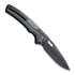 We Knife Exciton, Black Titanium, Twill CF, Black Stonewash WE22038A-2