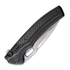 We Knife Exciton, Black Titanium, Twill CF, Silver BB WE22038A-1