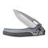We Knife Exciton, Gray Titanium, Twill CF, Silver BB WE22038A-3