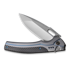 We Knife Exciton, Gray Titanium, Twill CF, Silver BB WE22038A-3