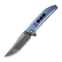 We Knife Ezinta Damasteel, Crystalized Blue/Purple Titanium WE22041-DS1