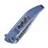 We Knife Ezinta Damasteel, Crystalized Blue/Purple Titanium WE22041-DS1
