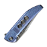 We Knife Ezinta Damasteel, Crystalized Blue/Purple Titanium WE22041-DS1