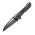 We Knife Falcaria Damasteel, Polished/Bead Blasted Ti WE23012B-DS1