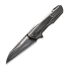 We Knife Falcaria Damasteel, Polished/Bead Blasted Ti WE23012B-DS1