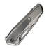 We Knife Falcaria Damasteel, Polished/Bead Blasted Ti WE23012B-DS1