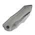 We Knife High-Fin XL Damasteel kääntöveitsi, Satin Polished Ti WE24010-DS1