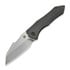 We Knife High-Fin XL kääntöveitsi, Diamond Pattern Polished Ti, Satin WE24010-6