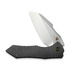 We Knife High-Fin XL sulankstomas peilis, Diamond Pattern Polished Ti, Satin WE24010-6