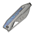 We Knife Inceptus folding knife, Gray & Flamed Ti, Stonewash WE25017-2