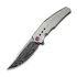 We Knife - Kyklos Damasteel, Gray Titanium