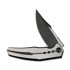 We Knife Kyklos, Satin/Black Titanium, Black SW/Satin WE23086-3