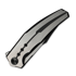 We Knife Kyklos, Satin/Black Titanium, Black SW/Satin WE23086-3