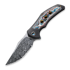 We Knife Magnetron, Black Titanium, Nebula Fat CF, Damasteel WE18058-DS1