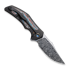 We Knife Magnetron, Black Titanium, Nebula Fat CF, Damasteel WE18058-DS1