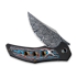 We Knife Magnetron, Black Titanium, Nebula Fat CF, Damasteel WE18058-DS1