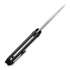 We Knife Mini Malice Heimskringla Damasteel kääntöveitsi, musta WE054BL-DS1