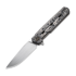 We Knife Navo, Aluminum Foil CF, Hand Rubbed Satin WE22026-6