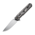 We Knife Navo, Aluminum Foil CF, Hand Rubbed Satin WE22026-6