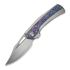 We Knife Nefaris 折叠刀, Polished BB/Flamed Ti, Hand Rubbed Satin WE22040FA-1