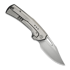 We Knife Nefaris sulankstomas peilis, Polished BB/Flamed Ti, Hand Rubbed Satin WE22040FA-1