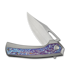 Coltello pieghevole We Knife Nefaris, Polished BB/Flamed Ti, Hand Rubbed Satin WE22040FA-1