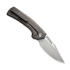 We Knife Nefaris, Tiger Stripe Flamed Ti, Hand Rubbed Satin WE22040D-4