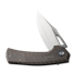 We Knife Nefaris, Tiger Stripe Flamed Ti, Hand Rubbed Satin WE22040D-4