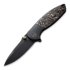 We Knife Nitro Mini, Black Titanium, Copper Foil CF Inlay WE22015-2