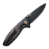 We Knife Nitro Mini, Black Titanium, Copper Foil CF Inlay WE22015-2
